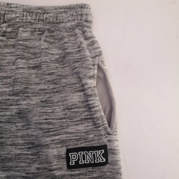 Pink Victoria's Secret Grey & Black Size XS Ladies Elastic & Tie Waist Joggers - Picture 4 of 10
